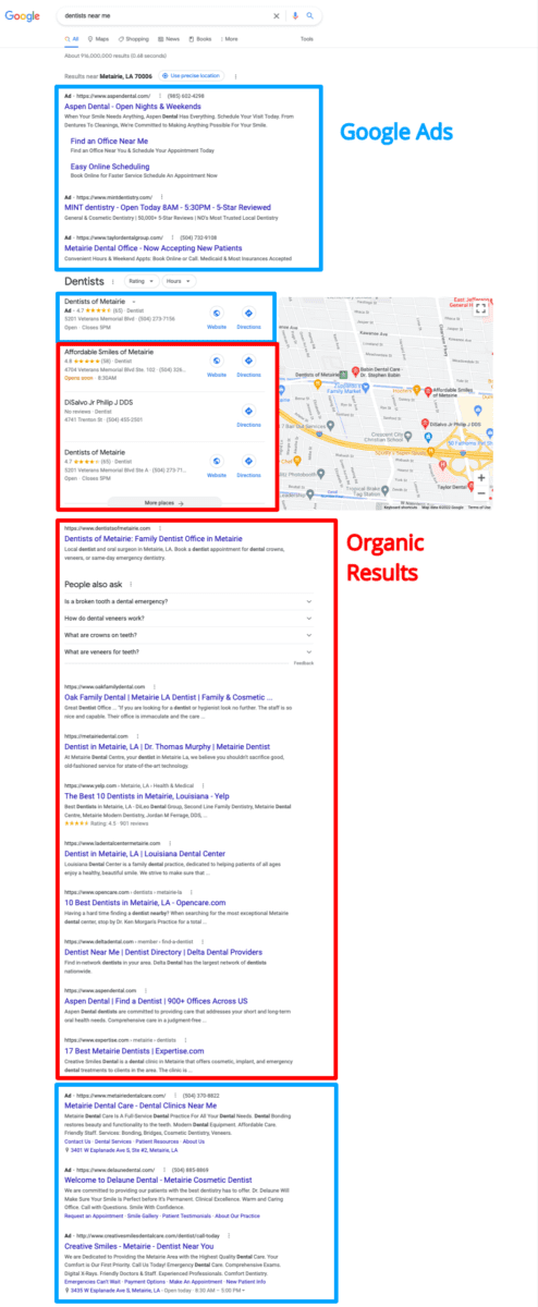 google ads vs seo