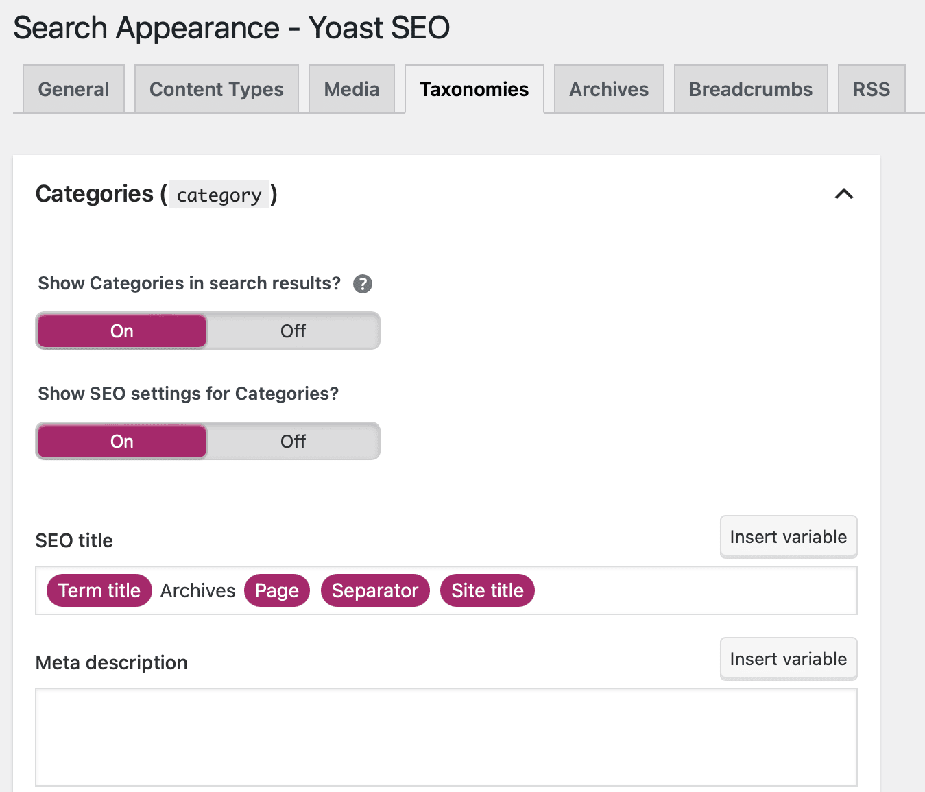 yoast wordpress plugin